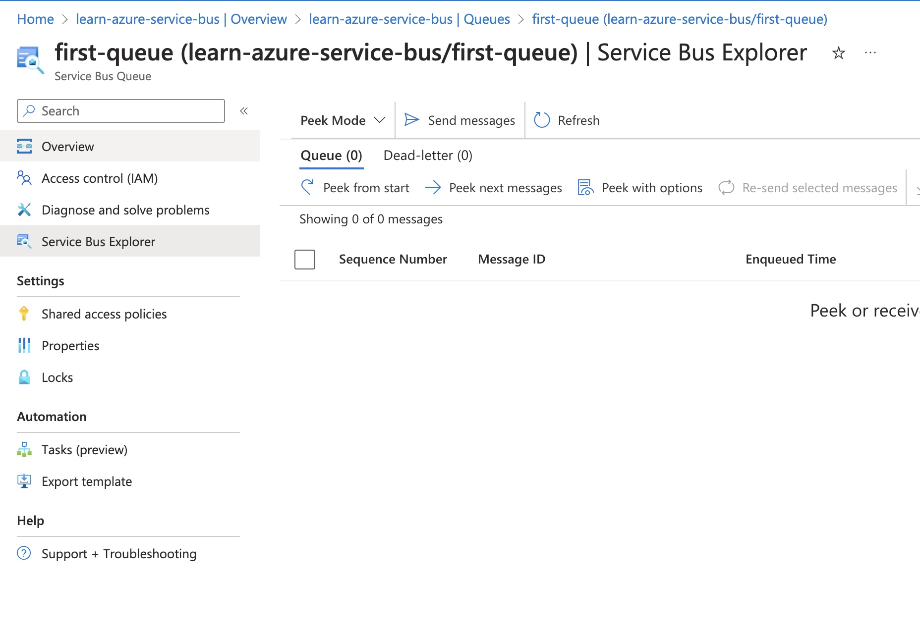 Azure Service Bus Message 3