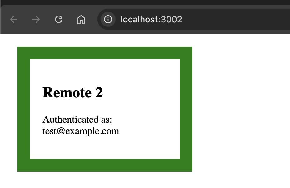 Remote2 loaded locally