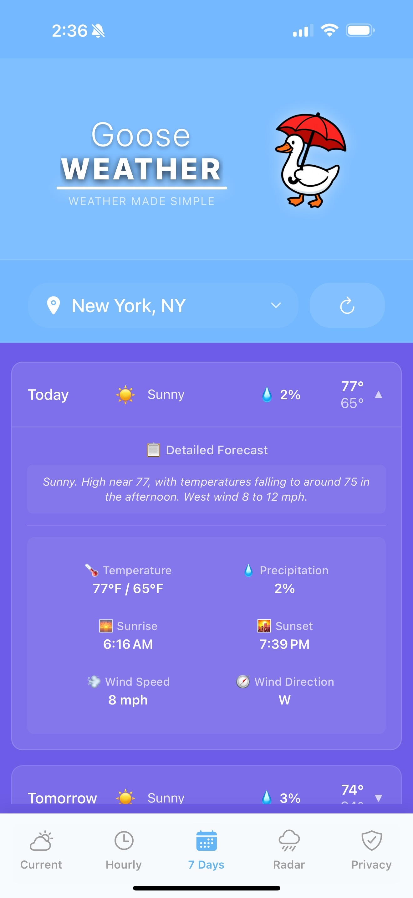 Goose Weather screenshot