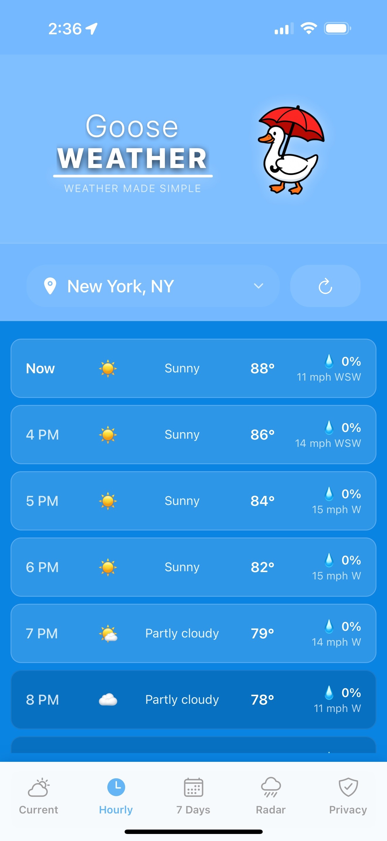 Goose Weather screenshot