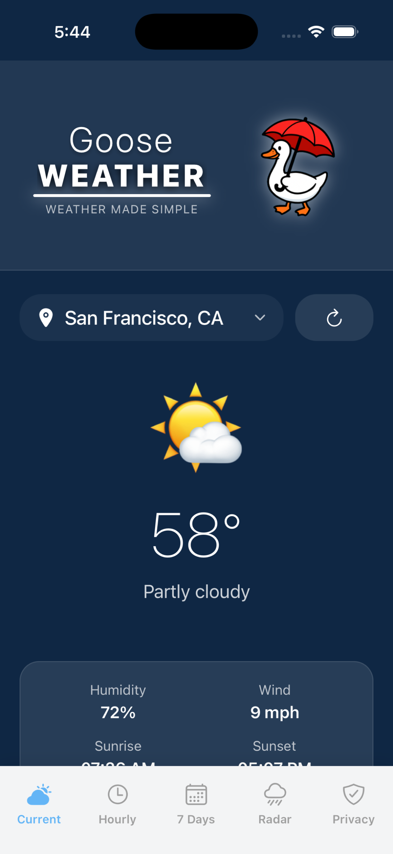 Goose Weather