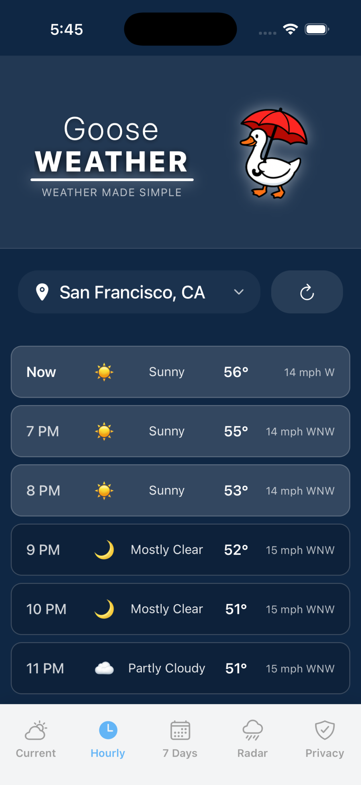 Goose Weather screenshot