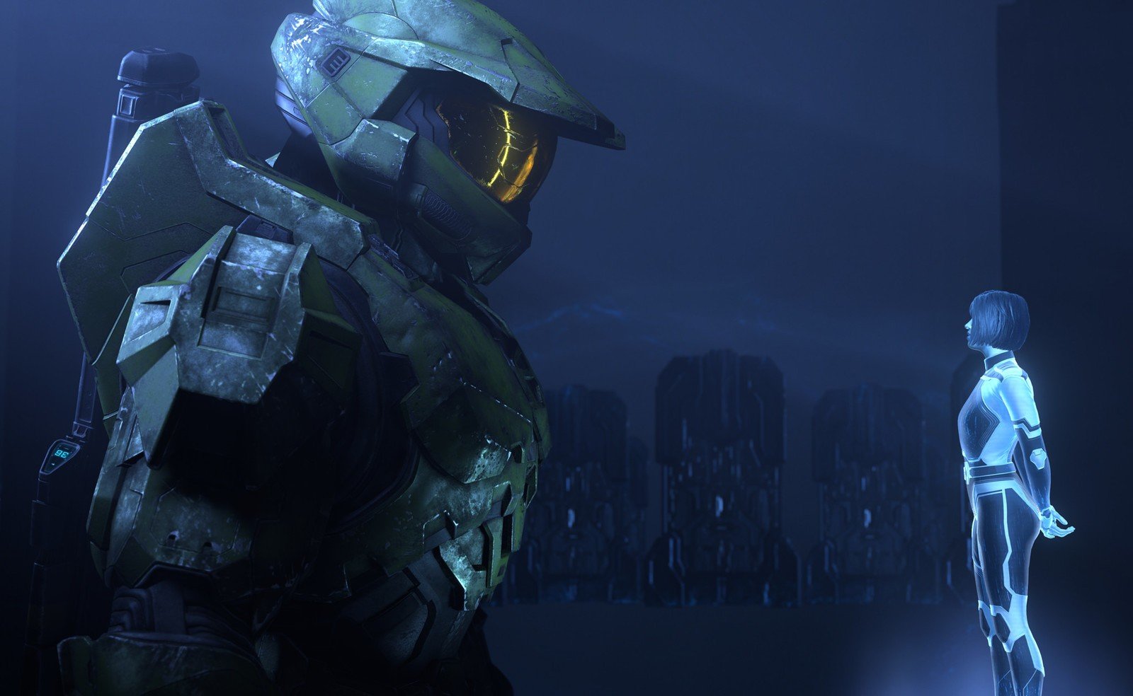 Masterchief and Cortana discussing npm aliases